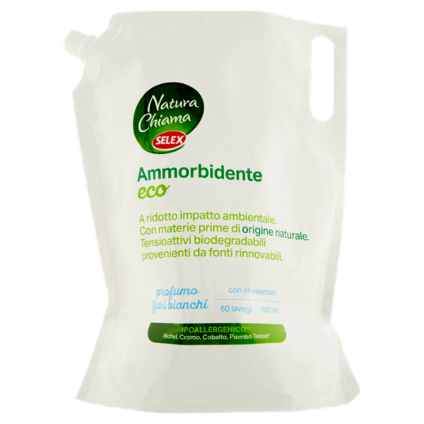Selex Natura Chiama Ammorbidente Eco Fiori Bianchi 60 Lavaggi 1,5 L