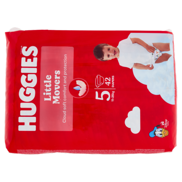 Huggies Little Movers Pannolini 5 11-25 Kg 42 pz