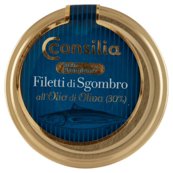 Consilia Optima Filetti di Sgombro all'Olio di Oliva 250 g