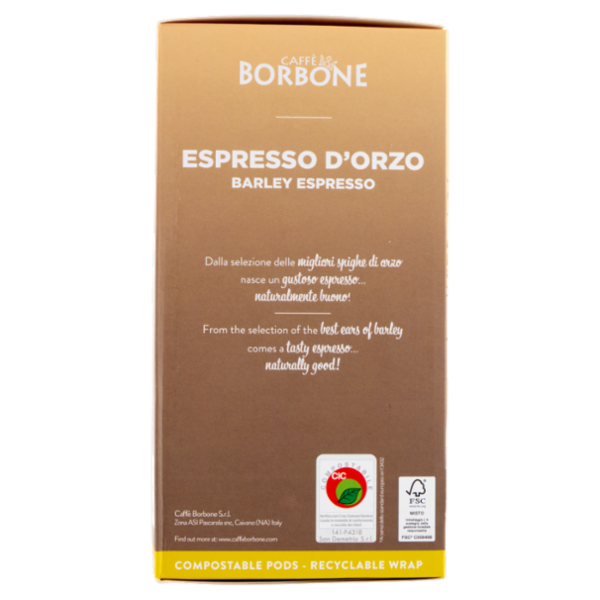 Caffè Borbone Espresso d'Orzo Cialda Compostabile 18 x 6 g
