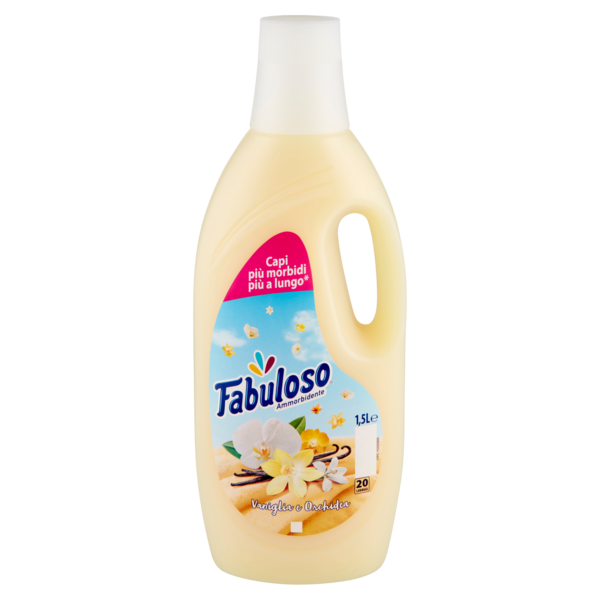 Fabuloso ammorbidente Vaniglia e Orchidea 20 lavaggi 1500 ml