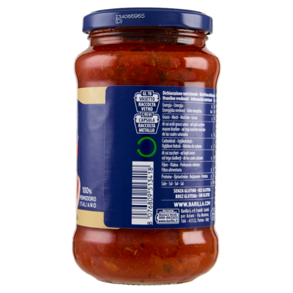 Barilla Sugo Tonno 100% Pomodoro Italiano Condimento per Pasta 400g