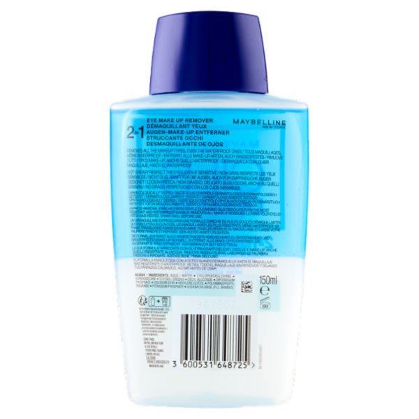 Maybelline New York Cils Demasq 2in1 Struccante Occhi 150 ml