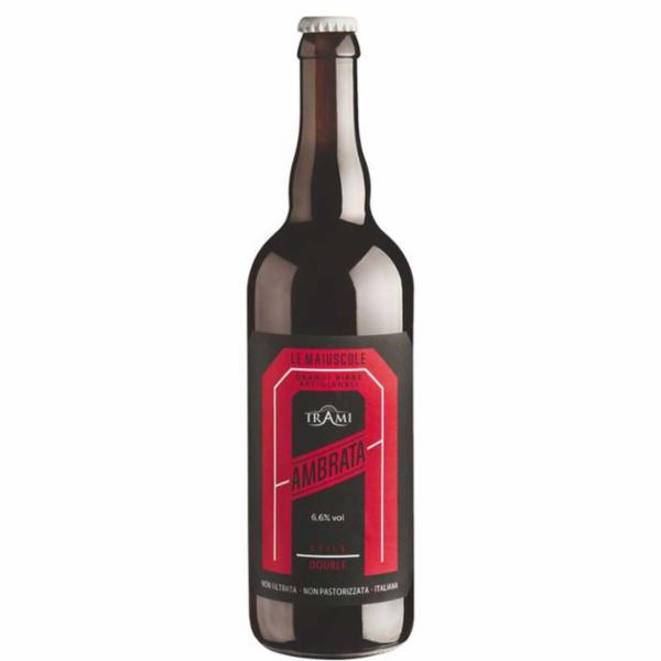 Le Maiuscole Birra Artigianale Trami Ambrata Double 0,75 cl