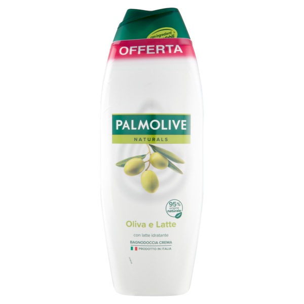 Palmolive bagnoschiuma Naturals Oliva e Latte, idratante 2x600 ml