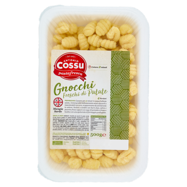 pastafresca Cossu Antonio Gnocchi Freschi di Patate 500 g