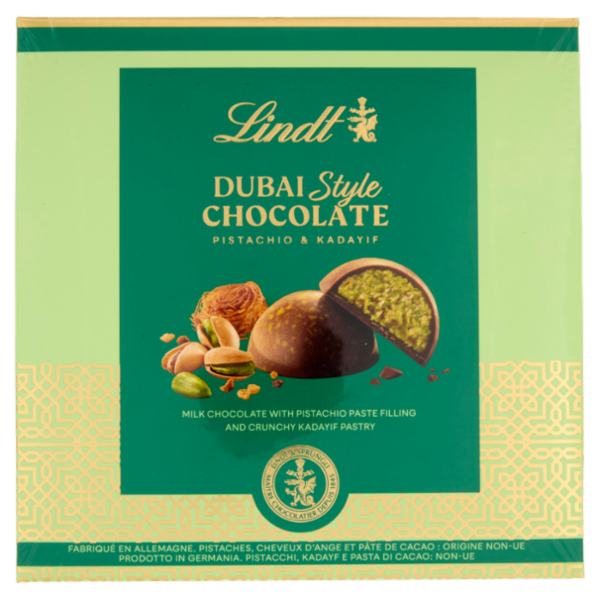 Lindt Praline Dubai Style Chocolate Pistachio & Kadayif 90 g