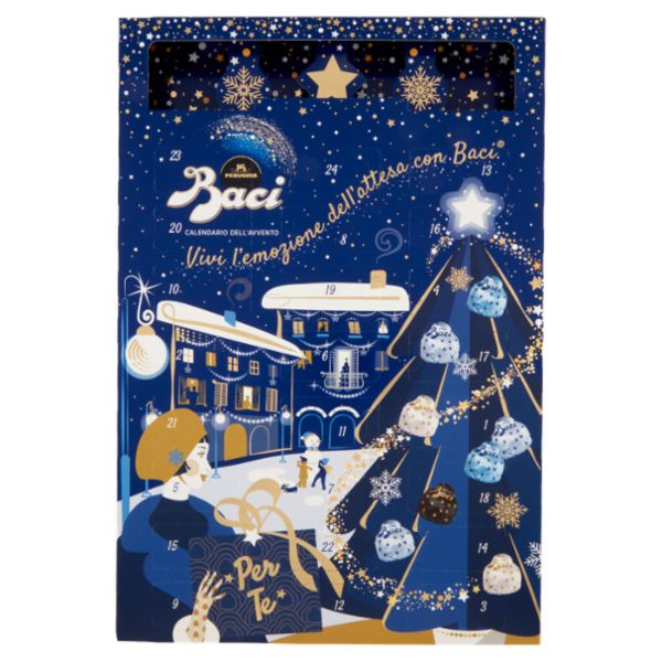 BACI PERUGINA CALENDARIO DELL'AVVENTO Cioccolatini assortiti 300g