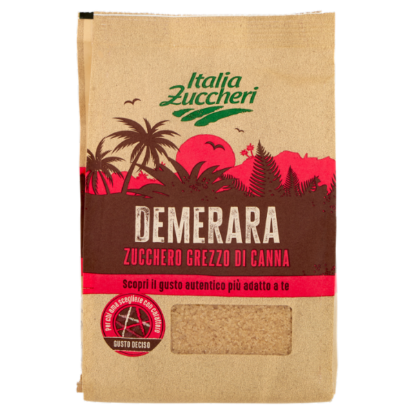 Italia Zuccheri - Demerara Zucchero Grezzo di Canna 500 g