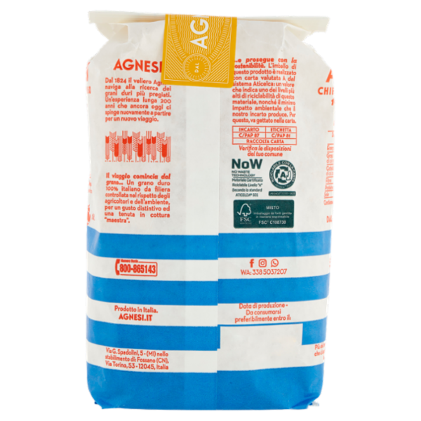 Agnesi Chifferi Rigati N° 50 500 g