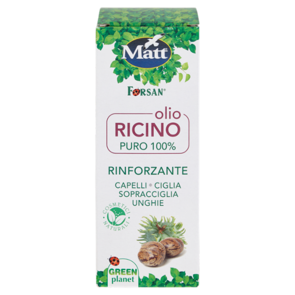 Matt olio Ricino Rinforzante Capelli - Ciglia - Sopracciglia - Unghie 100 ml