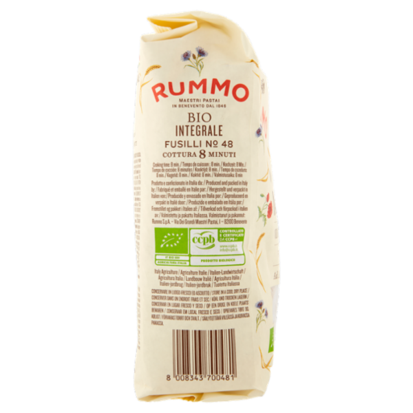 Rummo Bio Integrale Fusilli N° 48 500 g