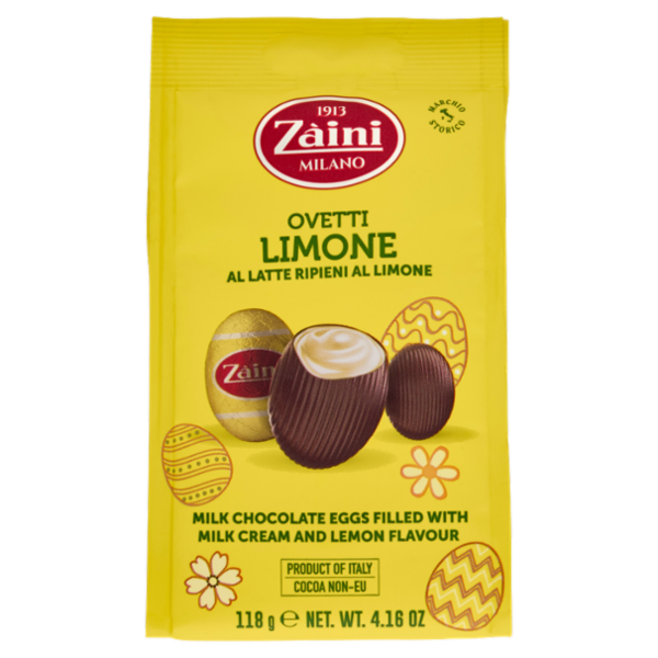 Zàini Ovetti Limone al Latte Ripieni al Limone 118 g