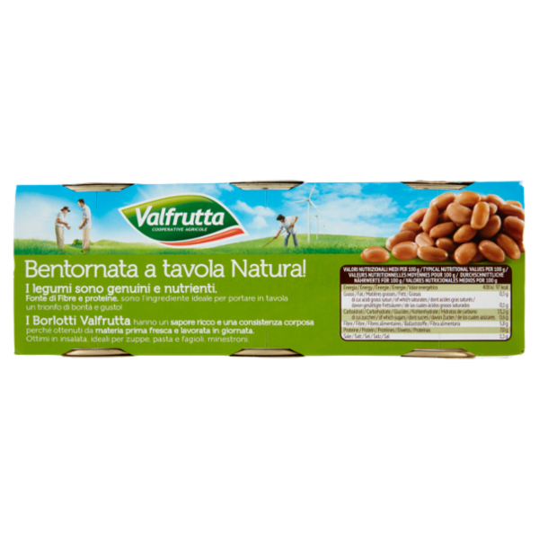 Valfrutta Borlotti italiani 3 x 400 g