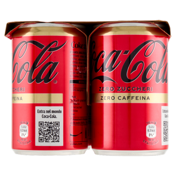 Coca-Cola Zero Caffeine Free Minican 6 x 150 ml