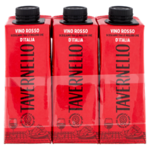 Tavernello Vino Rosso D'Italia 3 x 0,25 L