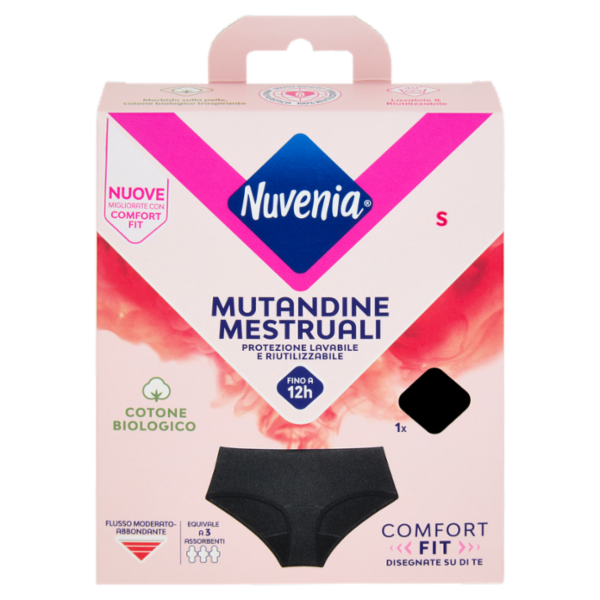 Nuvenia Mutandine Mestruali S Nero 1 pz