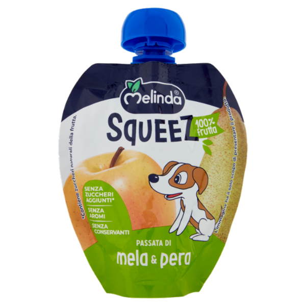 Melinda Squeez 100% frutta Passata di mela & pera 90 g