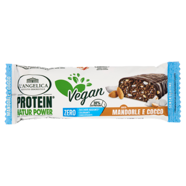 L'Angelica Protein Natur Power Vegan gusto Mandorle e Cocco 45 g
