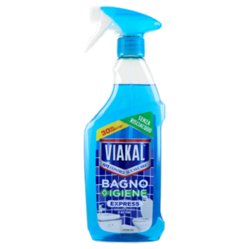 Viakal Express Spray Bagno Senza Risciacquo Igienizzante 470+30ML Gratis