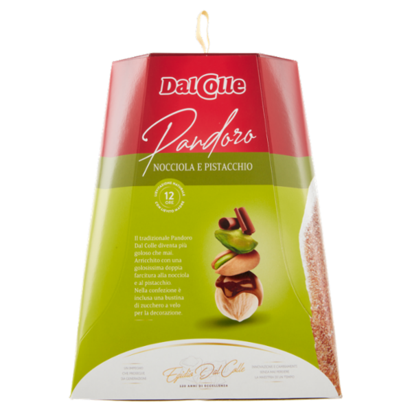 Dal Colle Pandoro Nocciola e Pistacchio 750 g