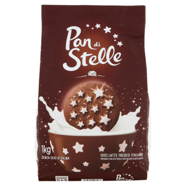 Pan di Stelle Biscotto al Cacao Nocciole e Latte Fresco 100% italiano 1000g