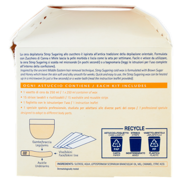 Strep Sugaring Cera Depilatoria Pronta all'Uso 250 ml