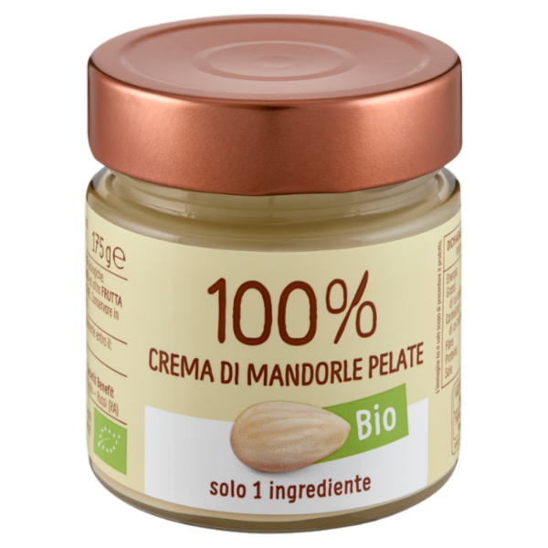 Euro Company 100% Crema di Mandorle Pelate Bio 175 g