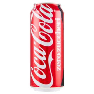 COCA-COLA ZERO refresco de cola sin azúcar lata 50 cl