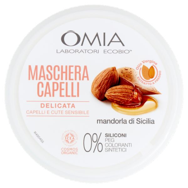 Omia Laboratori Ecobio Maschera capelli mandorla di Sicilia Delicata 250 ml