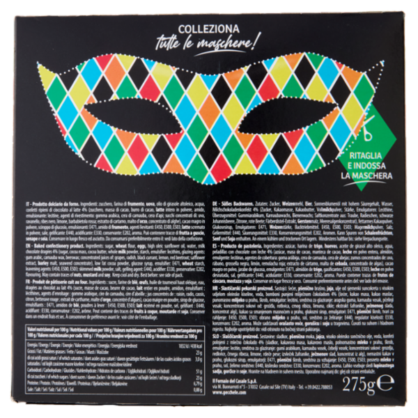 Gecchele Arlecchino Cake al Cacao 275 g