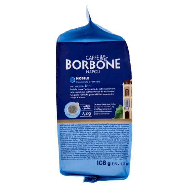 Caffè Borbone Miscela Nobile Cialde Compostabili* 15 x 7,2 g