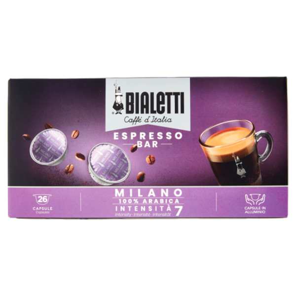 Bialetti Caffè d'Italia Espresso Bar Milano 26 Capsule 182 g