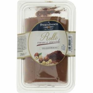 FrescoFresco Torta Rolle' Cacao e Nocciole 350 g