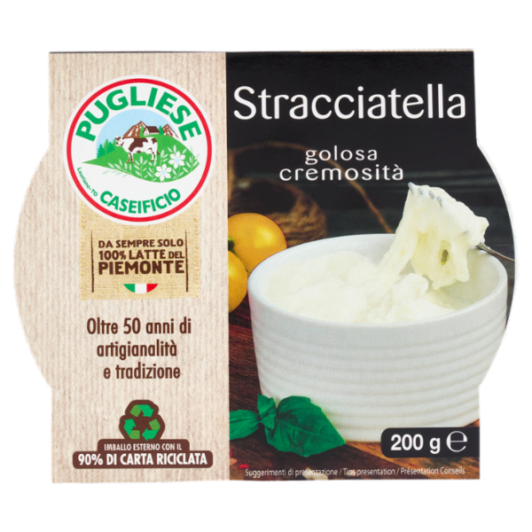 Caseificio Pugliese Stracciatella 200 g