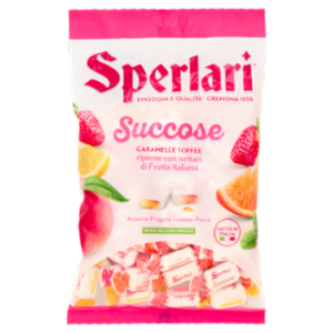 Sperlari Succose Caramelle Toffee Arancia - Fragola - Limone - Pesca 350 g