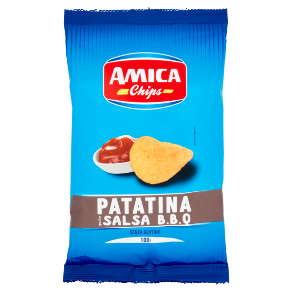 Amica Chips Patatina gusto Salsa B.B.Q 100 g