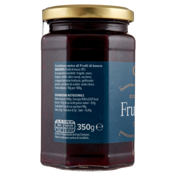 Consilia Optima Confettura Extra di Frutti di Bosco 350 g