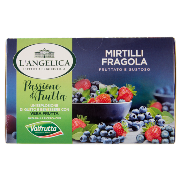 L'Angelica Passione di Frutta Mirtilli Fragola 15 Filtri 28.5 g