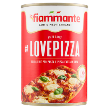 La Fiammante #Lovepizza Polpa Fine Per Pasta e Pizza Fatta In Casa 400 g