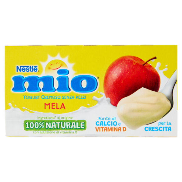 NESTLÉ MIO Yogurt Cremoso Senza Pezzi Mela 2x125g