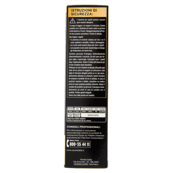 Syoss By Palette oleo intense Biondo Chiaro Cenere 10-50