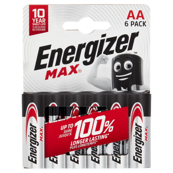 Energizer Max AA Alkaline 6 pz