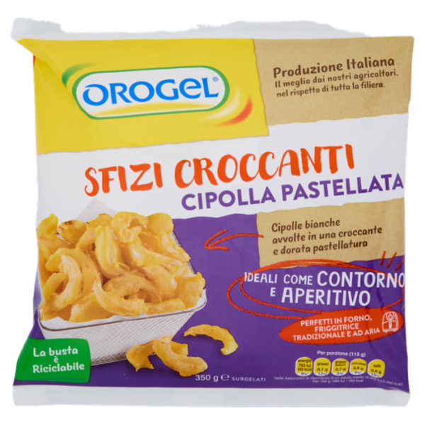 Orogel Sfizi Croccanti Cipolla Pastellata Surgelati 350 g