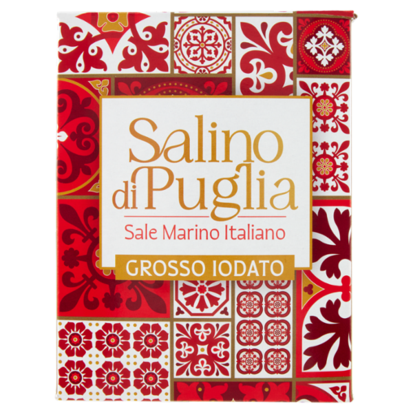 Il Salino di Puglia Sale Marino Italiano Grosso Iodato 1 Kg