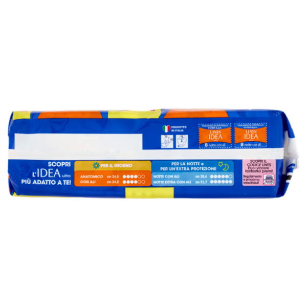 Lines Idea ultra notte con ali 16 pz