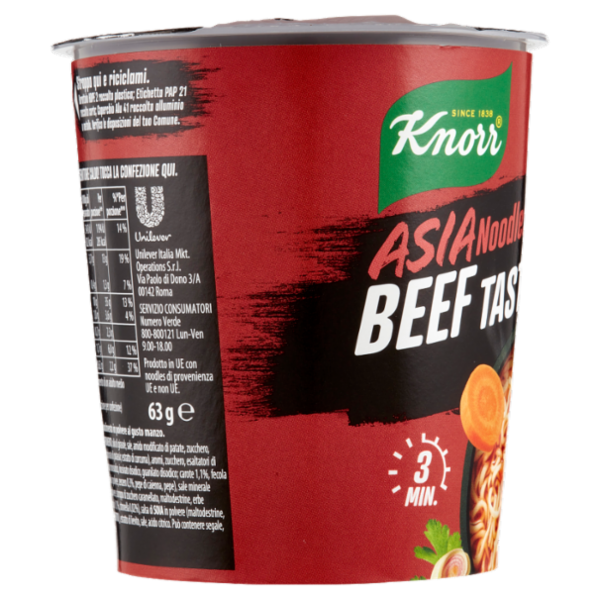 Knorr Asia Noodles Beef Taste 63 g