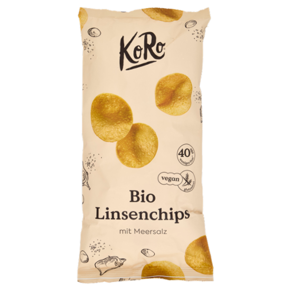 KoRo Bio Linsenchips mit Meersalz 100 g