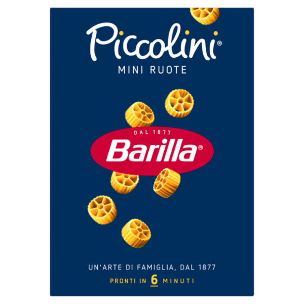 Barilla Pasta Piccolini Mini Ruote 500g