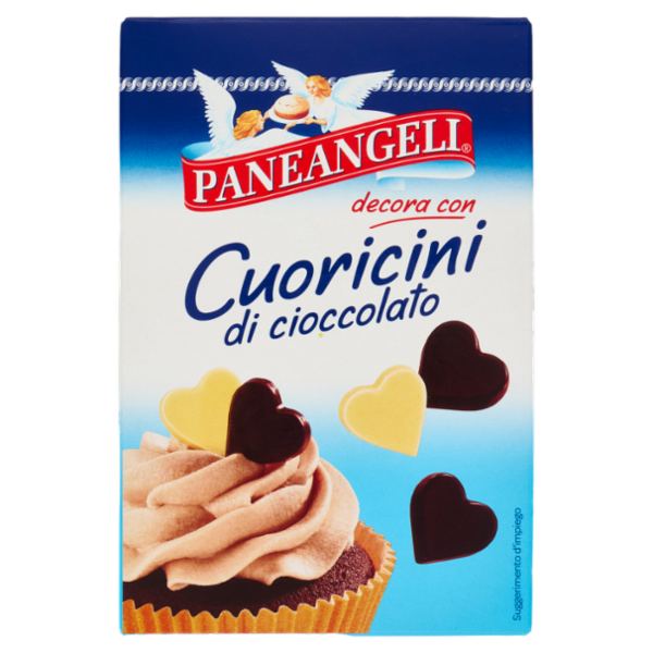 PANEANGELI decora con Cuoricini di cioccolato 45 g
